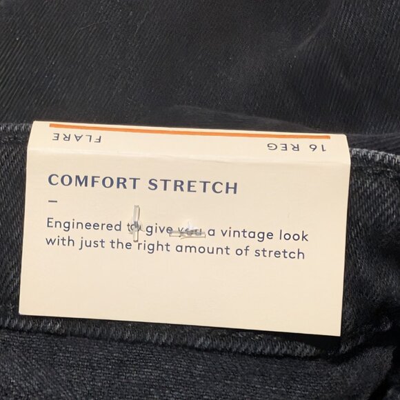 Universal Thread | High-Rise Comfort Stretch Flare Jeans In Black - Picture 11 of 14